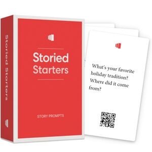 Storied Starters Red Story Prompts Card Deck